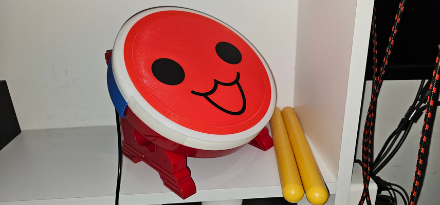 taiko no tatsusin drum sen dust protector cover face - nintendo switch game by emashi toys & games 3d print model - Mito3D