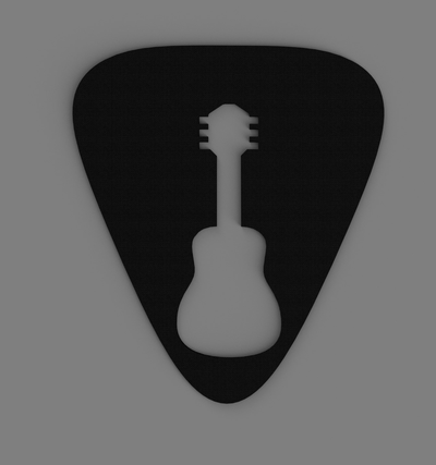 guitar pick wall hanging - junestunes by makers mashup hobby & diy music entertainment guitarpick wallhanging audio sounds display home homedecor decor decoration decorations decorative homedecoration homedecorations 3d print model - Mito3D