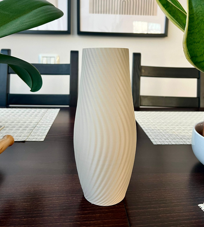 moderno alta vaso by pimenta casa decoração vasemodo flor modernvase simples fácil luz longo 3d print model - Mito3D