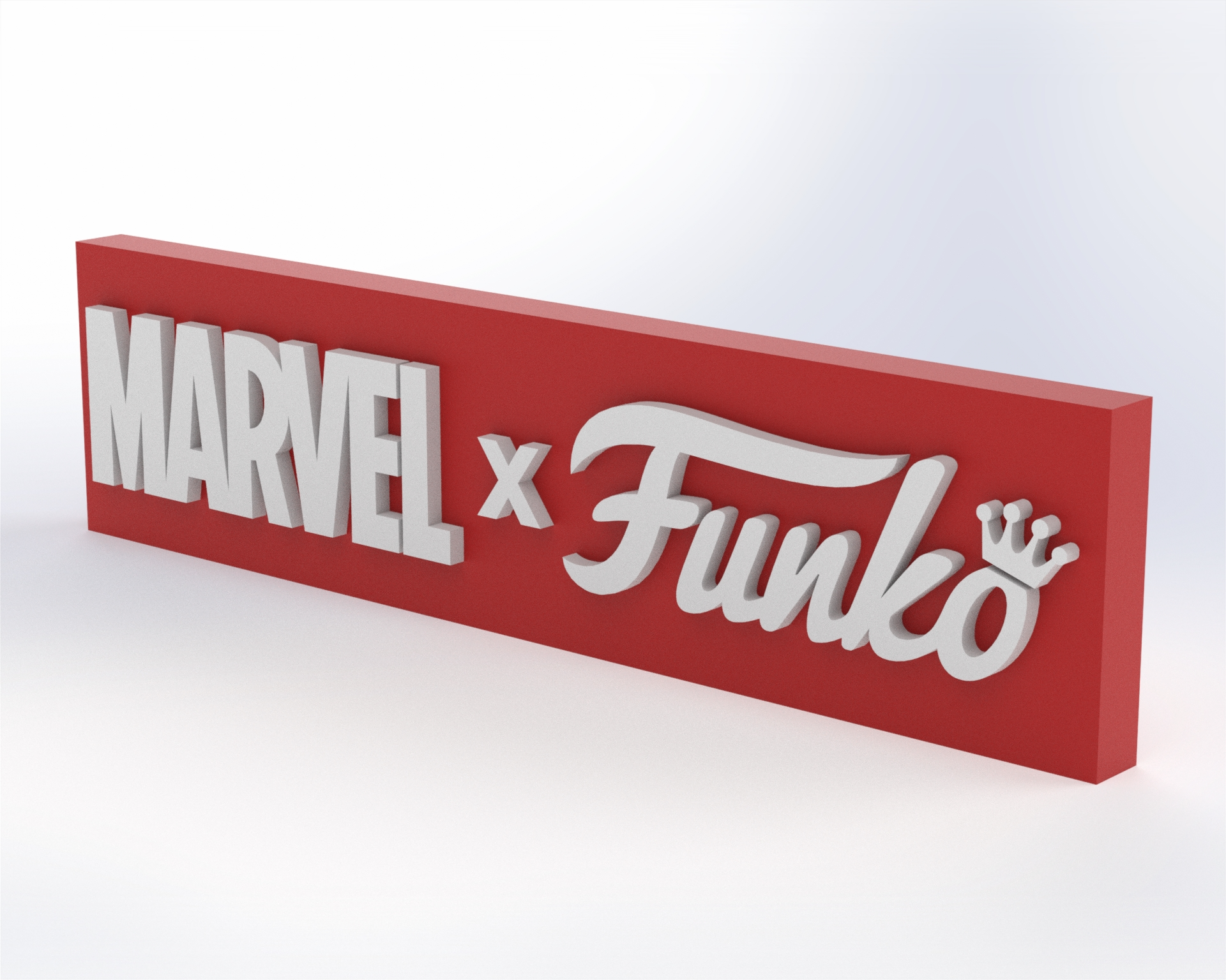 maravilla x funko monitor firmar by ellilycreativo arte señales logos popular ams necesario película consorcio inactivo hombre araña superhéroe 3D print model - Mito3D