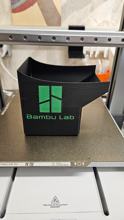 bambu laboratório a1 cocô rampa impressora on prato by oliver heidrich 3d acessórios pop 3d print model - Mito3D