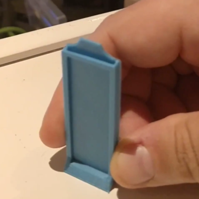 miniature sliding door by crafty maker toys & games slidingdoor 3d print model - Mito3D