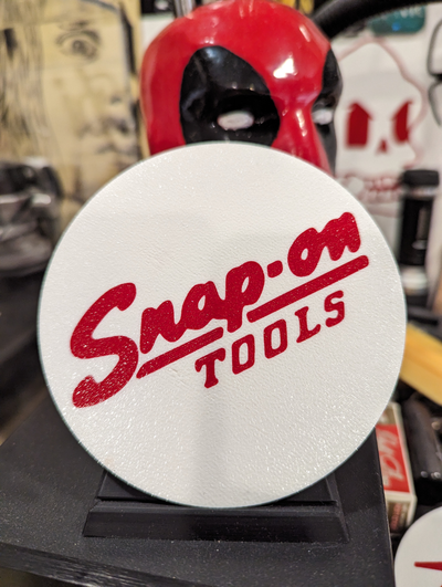 snap outils coaster ancien logo by vieuxtechweck ménage décor art 3d print model - Mito3D