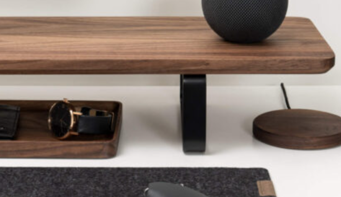pés monitor ficar pé by crafty criador casa escritório mesa 3d print model - Mito3D
