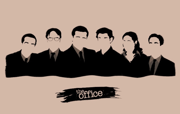 hueforge - office by zappelbrox art 2d hue forge michael scott dwight 3D print model - Mito3D