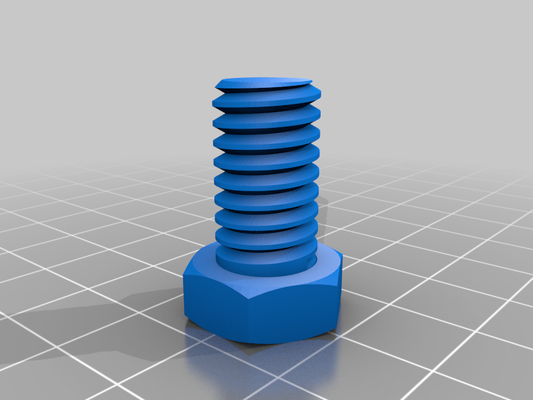 nuez tornillo by jeff short2001 3d impresora partes 3d print model - Mito3D