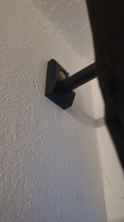 gardinen halfter ikea vorhang halter unterstützung mauer montieren by the owl haushalt dekor gardiene zauberstab vorhang tr töten tür 3d print model - Mito3D