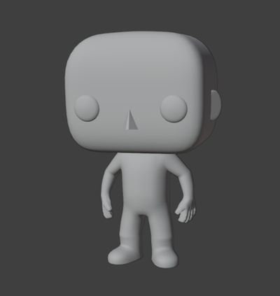 funko pop vierge by dino2211 miniatures 3d print model - Mito3D