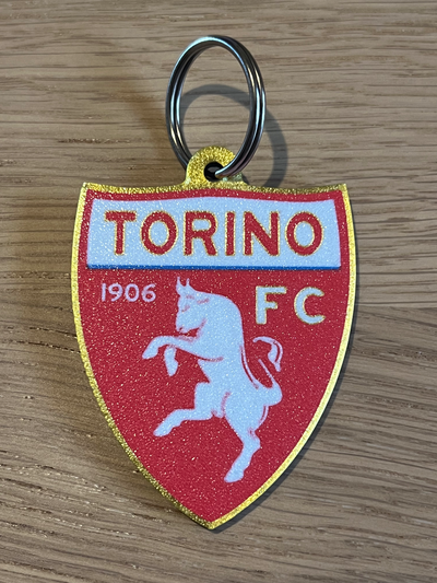 torino porte clés portachiavi by 3dingo art panneaux logos turin calcio football football serie 3d print model - Mito3D