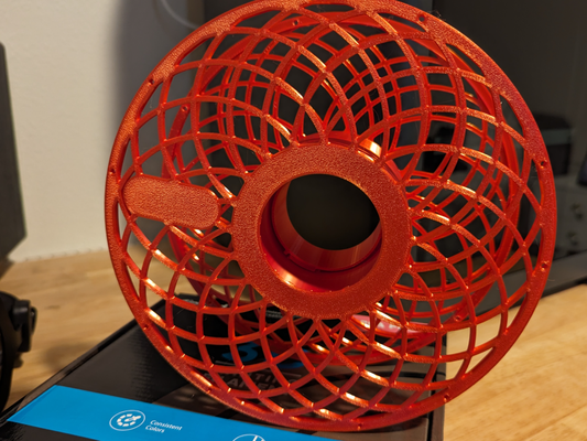 espiral carrete recarga by darren meier 3d impresora accesorios rellenar filamento ams 3d print model - Mito3D