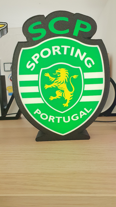 sporting 3d lightbox by rtrigo3d household decor spc lampe luz foot rtr3d portugal 3d print model - Mito3D