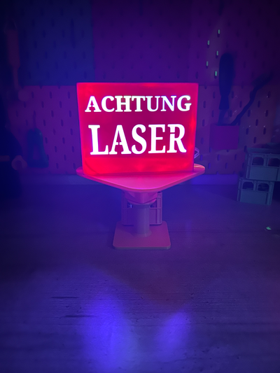 avertissement signe laser signal 39 by meng impressions loisir diy 3d print model - Mito3D