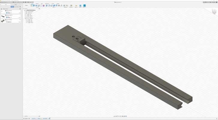 entfernungen achse löcher messung werkzeug by silberdreifach hobby diy messwerkzeug 3d print model - Mito3D