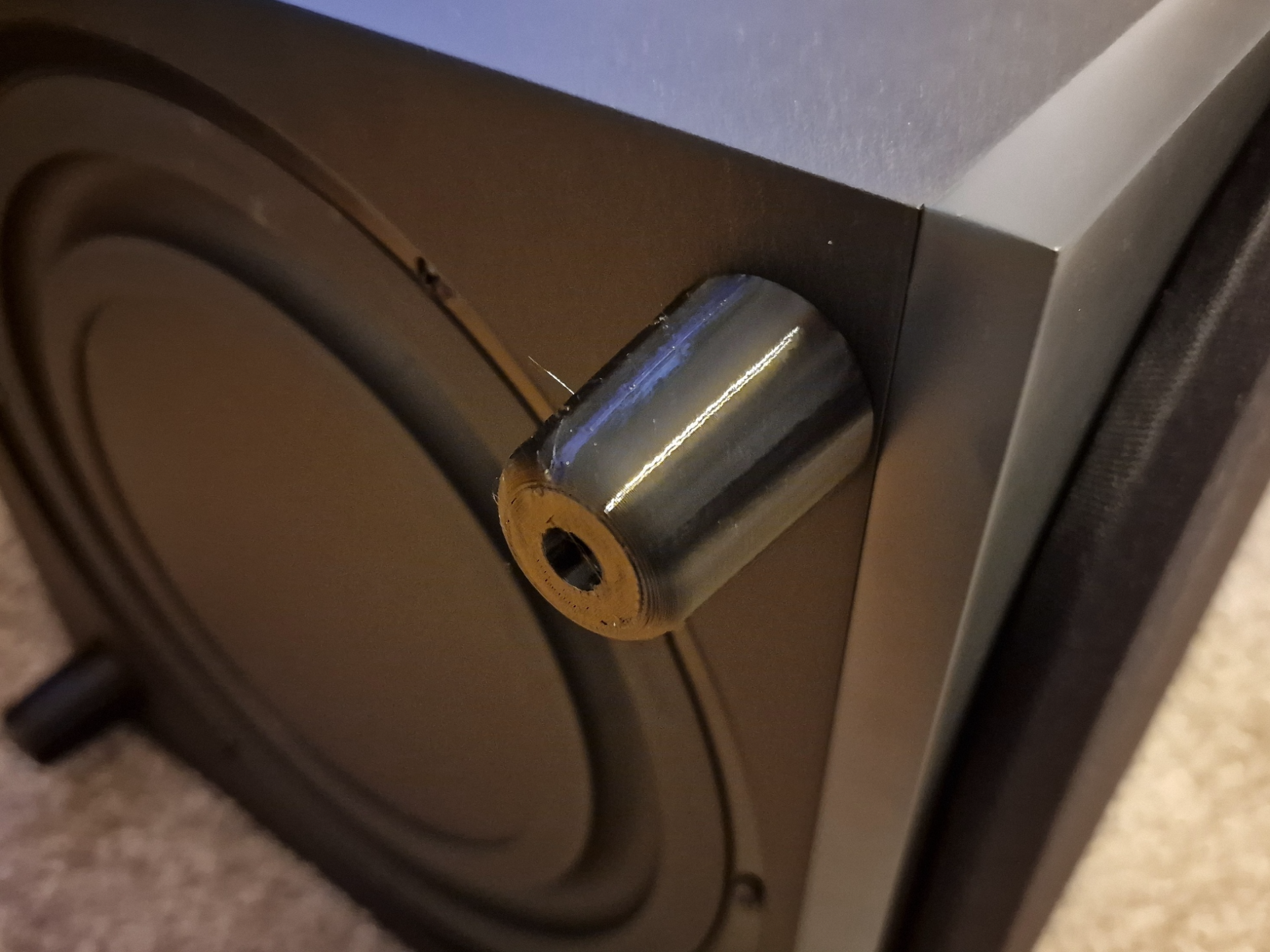 monitor audio bronze w10 subwoofer feet by platin hobby & diy music speaker 3D print model - Mito3D