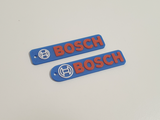 bosch chaveiro by h ba97 arte 2d multicolorido ams logotipo ferramenta 3d print model - Mito3D