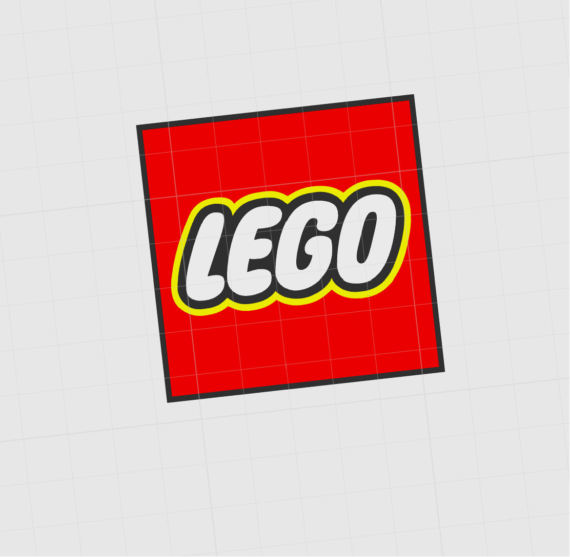 lego logo imán remezclado by goldiesvinilo casa decoración refrigerador 3D print model - Mito3D