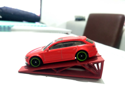 1 64 schermo rampa x viso by angelol giocattoli giochi hotwheels ruota calda 3d print model - Mito3D