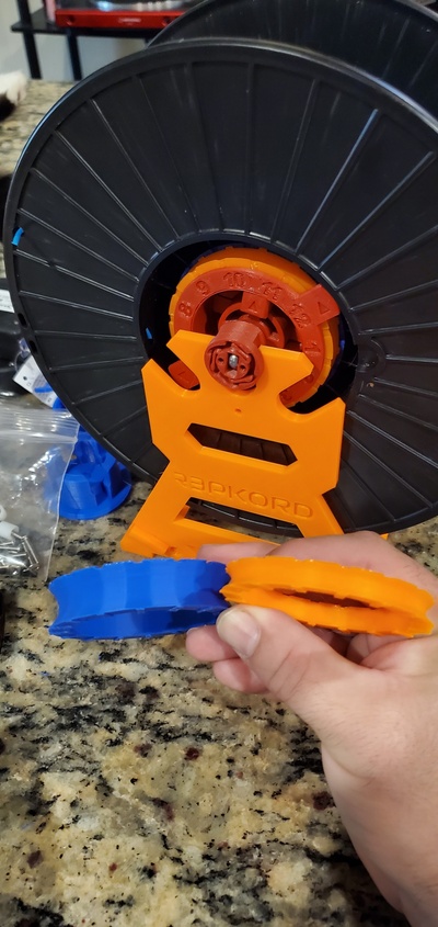 printedsolid jessie spacer ring repwinder remixed by themidnightsmith 3d printer parts repkord 3d print model - Mito3D