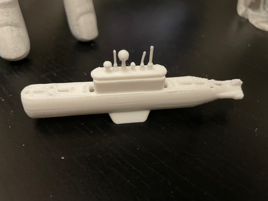 cozimento pó submarino remixado by delco4life educação química brinquedo ciência banho água 3d print model - Mito3D