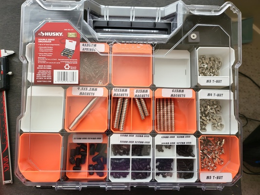 husky double sided storage inserts by themidnightsmith tools organizer storagebox doublesided homedepot 3d print model - Mito3D