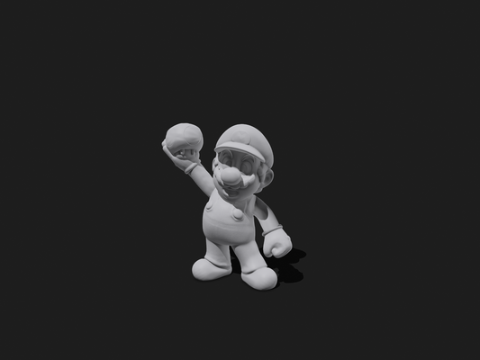 super mario fungo mit pilz by julian tribunale giocattoli giochi personaggi supermario bros bros 3d print model - Mito3D