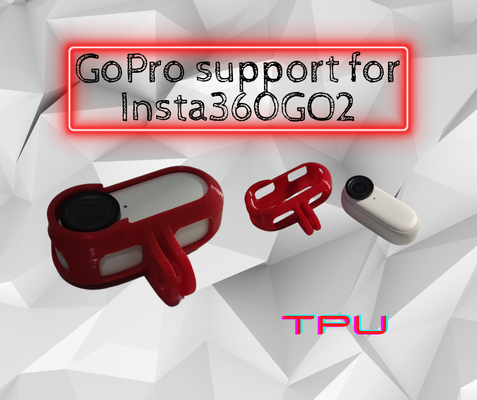 go pro soutien insta360 go2 by gerard74 loisir diy bicyclette bici insta360go2 aventure pilote drones fpv stabilisé récupération libre temps 3d print model - Mito3D