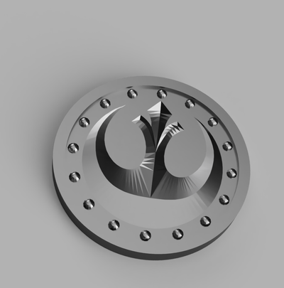 republic credit by themidnightsmith art coin & badges starwars star wars jedi newrepublic 3d print model - Mito3D