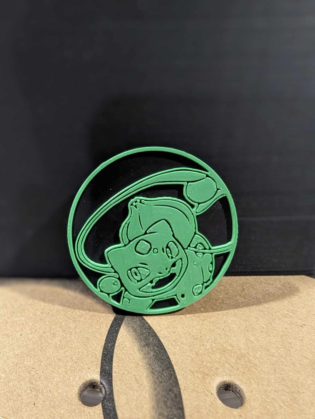 bulbasaur pokemon moneda by joeythatoneguy juguetes juegos caracteres 3D print model - Mito3D