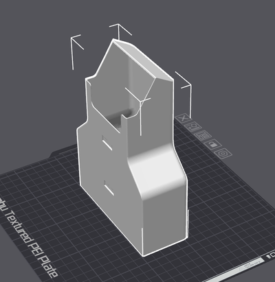 p1s poop chute bin - profile by studionirin 3d printer accessories 3d print model - Mito3D