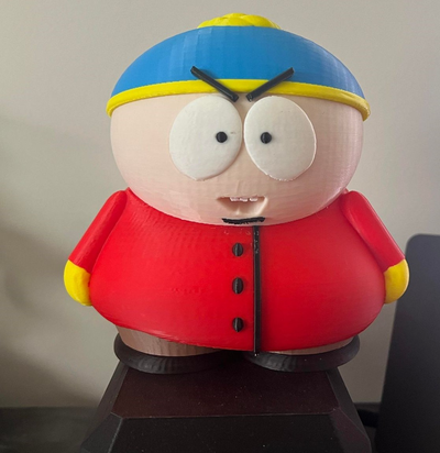 parque sur cartman ams listo remezclado by maldición arte esculturas sur 3d print model - Mito3D