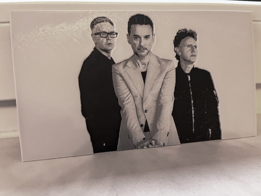 depeche mode hueforge black white grey by mariob generative 3d model & lithophane dm 80s hue-forge fanart fan band 3d print model - Mito3D