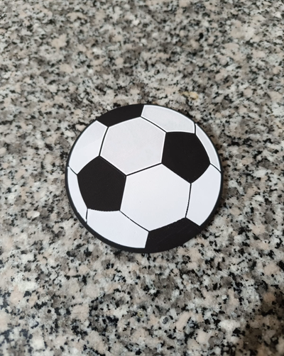 futebol bola montanha russa by frank3d casa modelos tabela tampo mesa bebida multicolorido prático acessórios impressão prática porta copos cozinha acessório decoração bebidas 3d print model - Mito3D