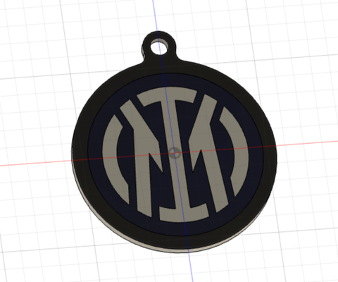 stemma inter stampa inversa by cosimol79 art signs & logos serie football a fc calcio scudetto 3d print model - Mito3D