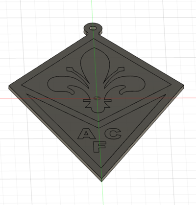 stamma fiorentina stampa inversa by cosimol79 art signs & logos 3d print model - Mito3D