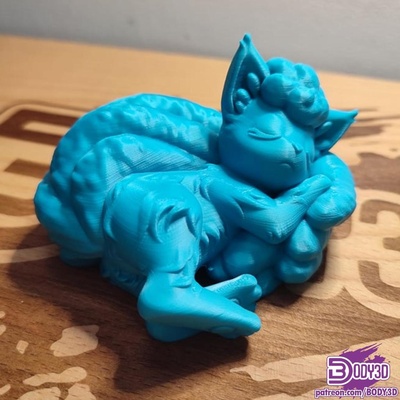 vulpix alola by body3d arte esculturas animal legal fácil impressão figura diversão goupix pokémon pokemongo estátua suporte 3d print model - Mito3D