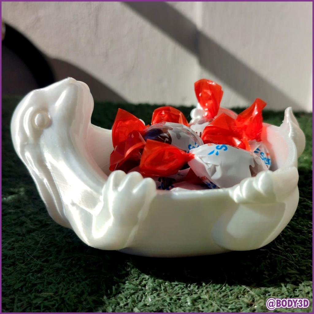 rabbowl by body3d herramientas organizadores bol chocolate pascua resurrección huevo soporte lapin maceta conejo 3D print model - Mito3D