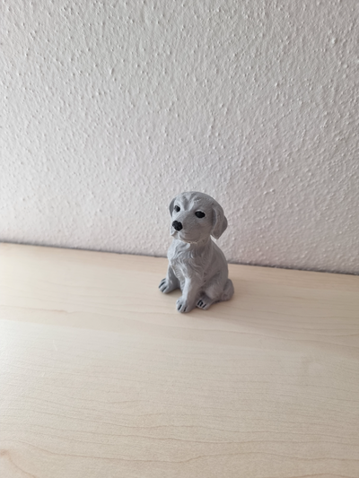 sitting dog remixed by marcellkoell household pets 3d print model - Mito3D