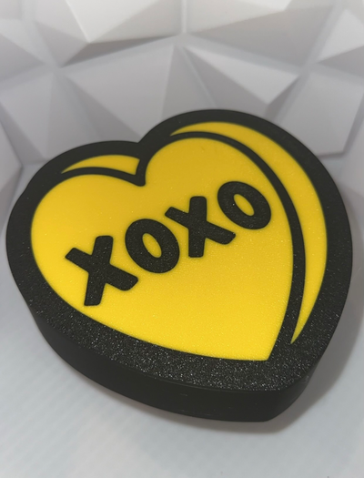 besos abrazos corazón caramelo regalo caja by tus huellas libres casa decoración san valentin día bolso cesta tarjeta idea ideas cuenco cubeta 3d print model - Mito3D