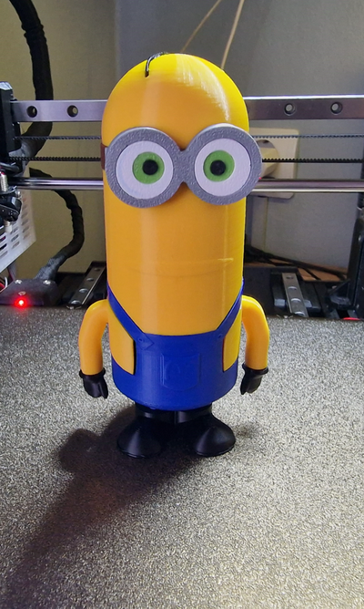 minion kevin remixed by neggan miniatures creatures 3d print model - Mito3D