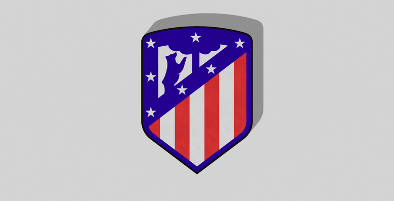 atletico madrid 3d lightbox by rtrigo3d household decor de foot soccer theme ball rtr3d luz lighbox led lampe 3d print model - Mito3D