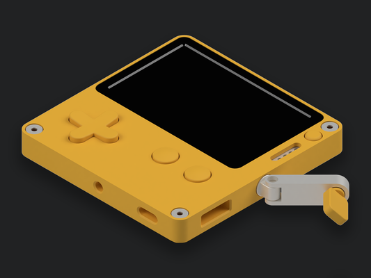 appuntamento gioco manichino console by buildybryce utensili gadget manovella panico 3d print model - Mito3D