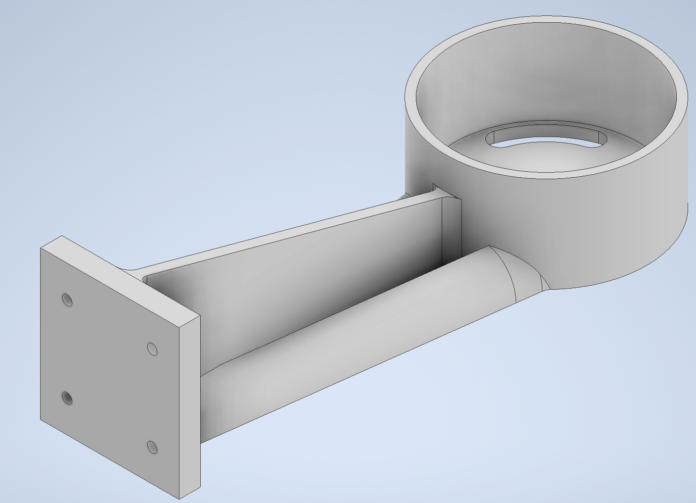 indomado windmesser wandhalterung netatmo vento calibre parede monte by bjoern790 casa jardim alça varinha montagem clima estação clima 3D print model - Mito3D