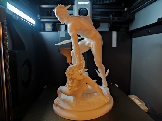 persée tuer méduse analyse monde remixé by classique 2 5 art sculptures sculpture chef d'oeuvre grec mythologie roche marbre gorgone 3d print model - Mito3D