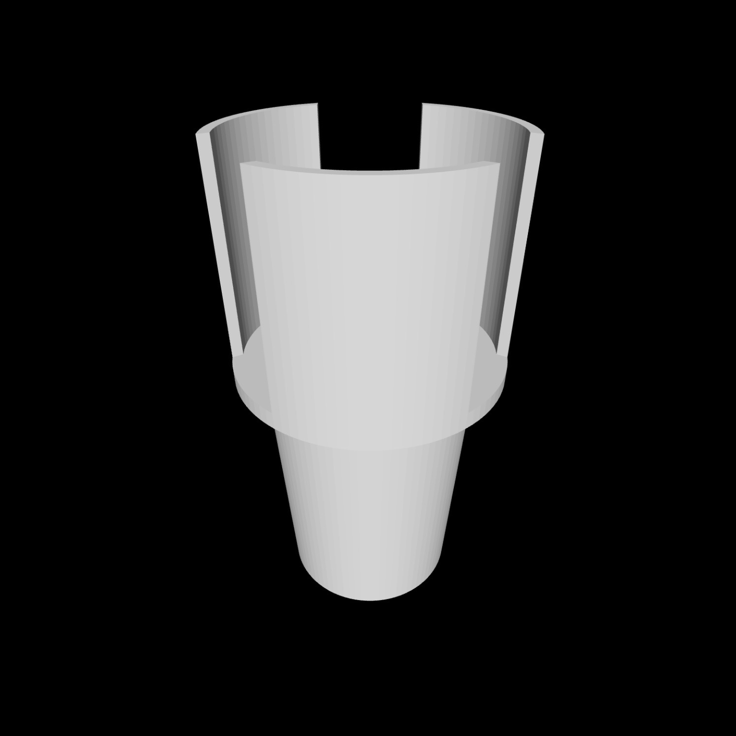 brillant 40oz porte gobelet adaptateur by lwhitney loisir diy véhicules tasse cupholderadapter l'eau bouteille voiture accessoires 3D print model - Mito3D