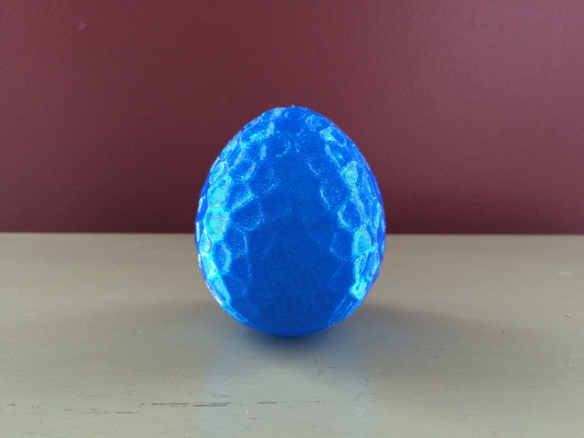 voronoi cell egg by goldenp art models vase sculpture tower thingiverse mathart mathematicalart 3d print model - Mito3D