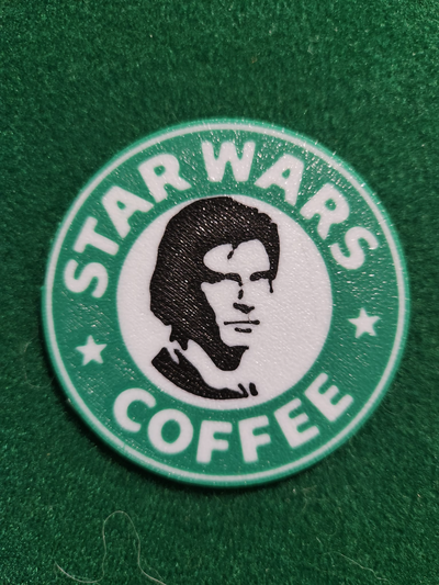 star wars coffee by bromigo77 household decor coaster drinking tv movie 3d print model - Mito3D