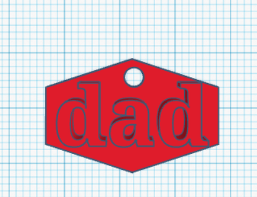 dad sign 2 by maker art models 3d print model - Mito3D