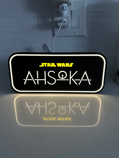 ahsoka star wars light box by dylanslightboxes hobby & diy electronics led lamp lightbox starwars 3d print model - Mito3D