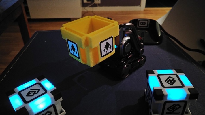 cozmo anki vector - improved container remixed by eried hobby & diy robotics 3d print model - Mito3D