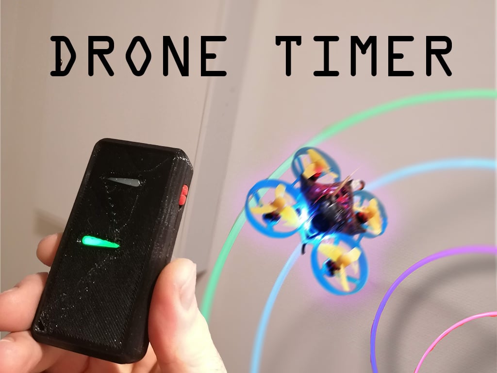 drohne timer pidflight esp32 by eried hobby diy rc chor chorusrflaptimer fpv fpvracer laptimer laptop pidtimer quadcopter rx5808 3D print model - Mito3D